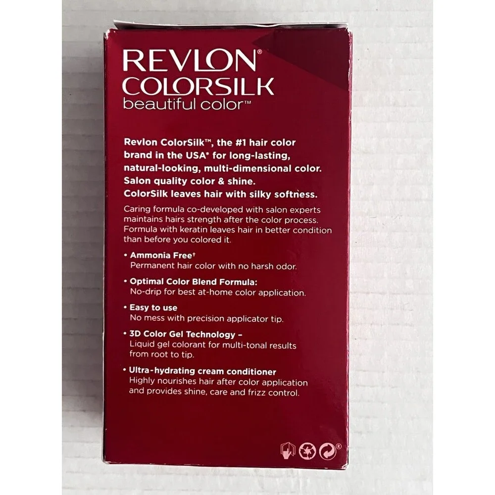 Revlon ColorSilk Beautiful Permanent Hair Color (72B Mushroom Blonde) New In Box